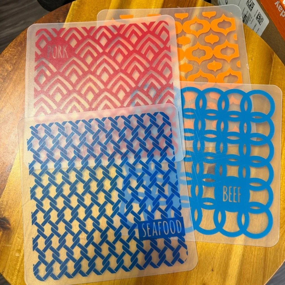 Plastic set of‎ 4 cutting boards